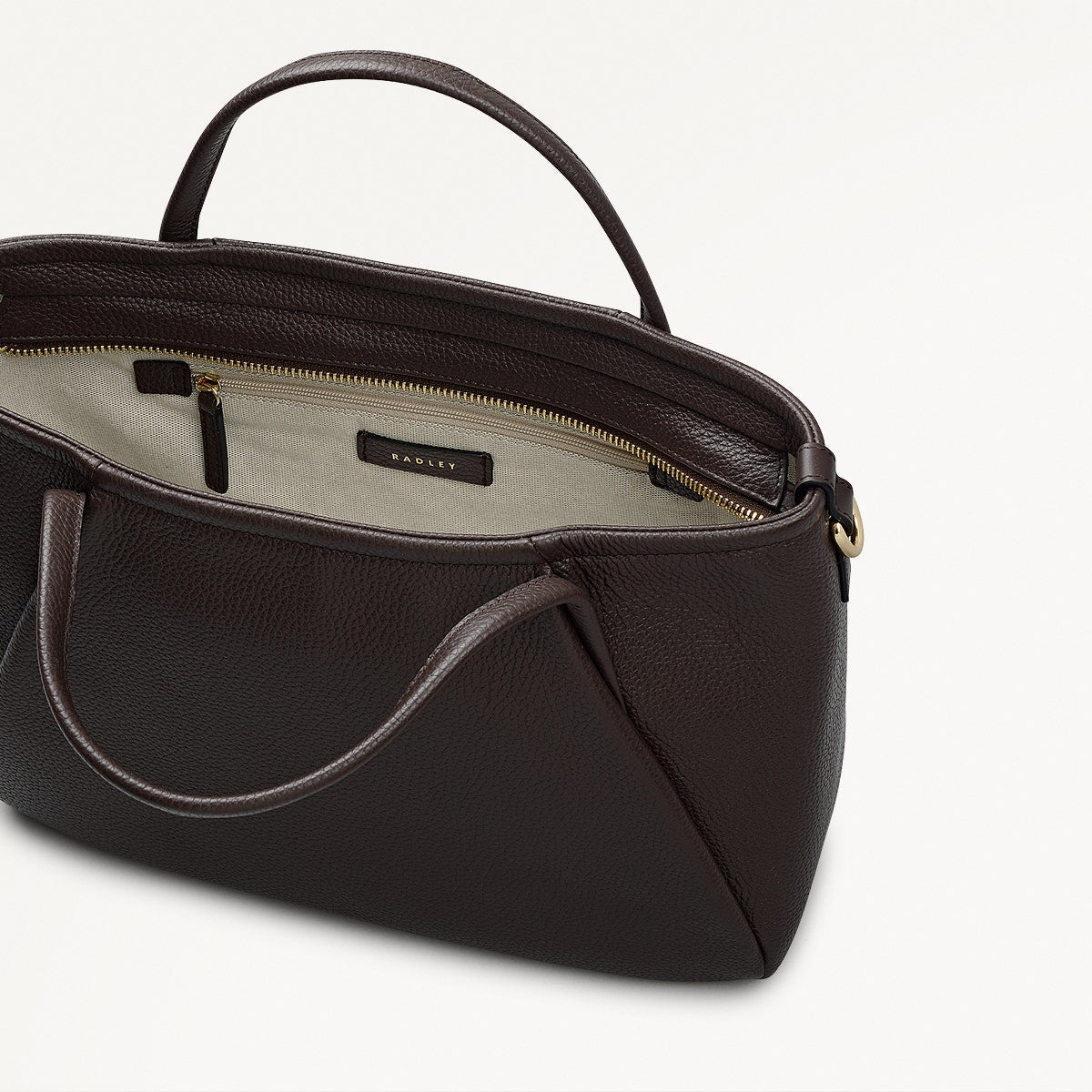 Radley London Dark Oak Medium Ziptop Grab Bag