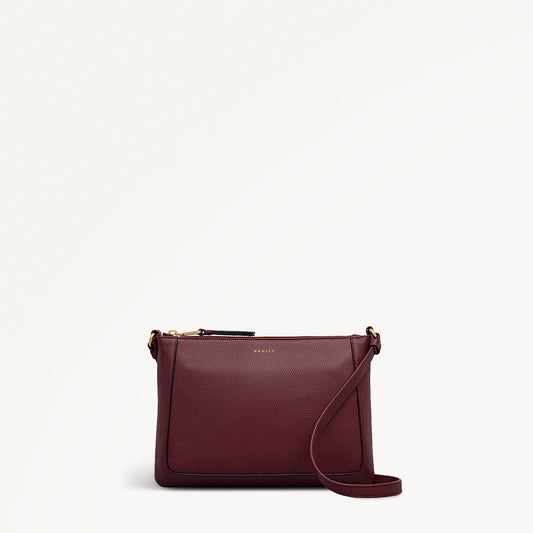 Radley London Merlot Small Ziptop Cross Body Bag