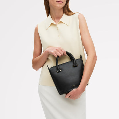 Radley London Black Small Ziptop Grab Bag