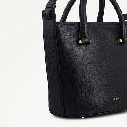 Radley London Black Small Ziptop Grab Bag
