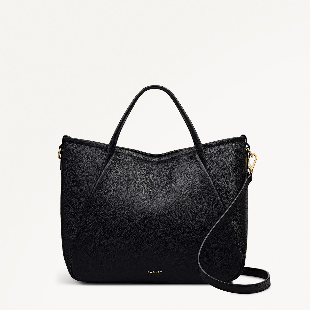 Radley London Black Medium Ziptop Grab Bag