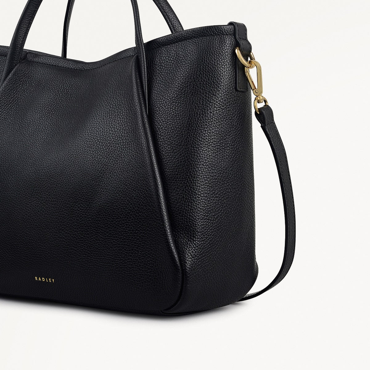 Radley London Black Medium Ziptop Grab Bag