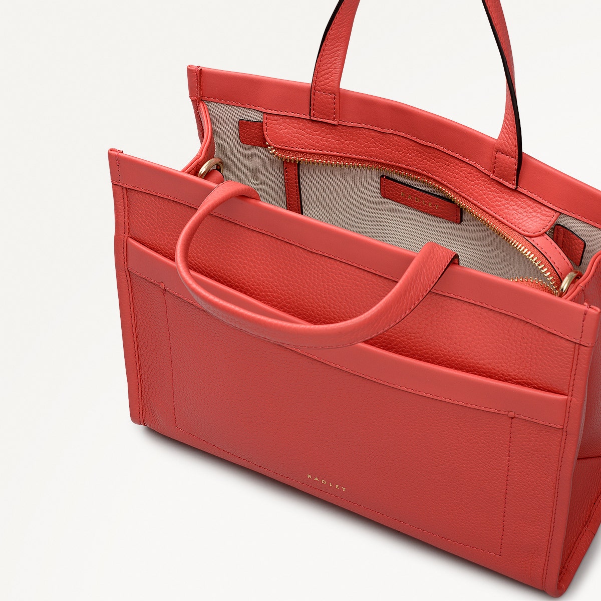 Radley London Luscious Red Small Ziptop Grab Bag