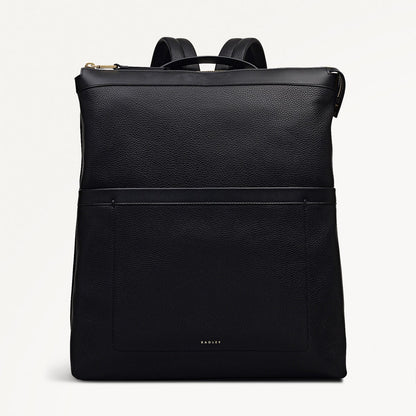 Radley London Black Large Ziptop Backpack