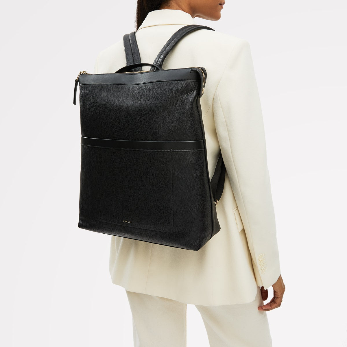 Radley London Black Large Ziptop Backpack