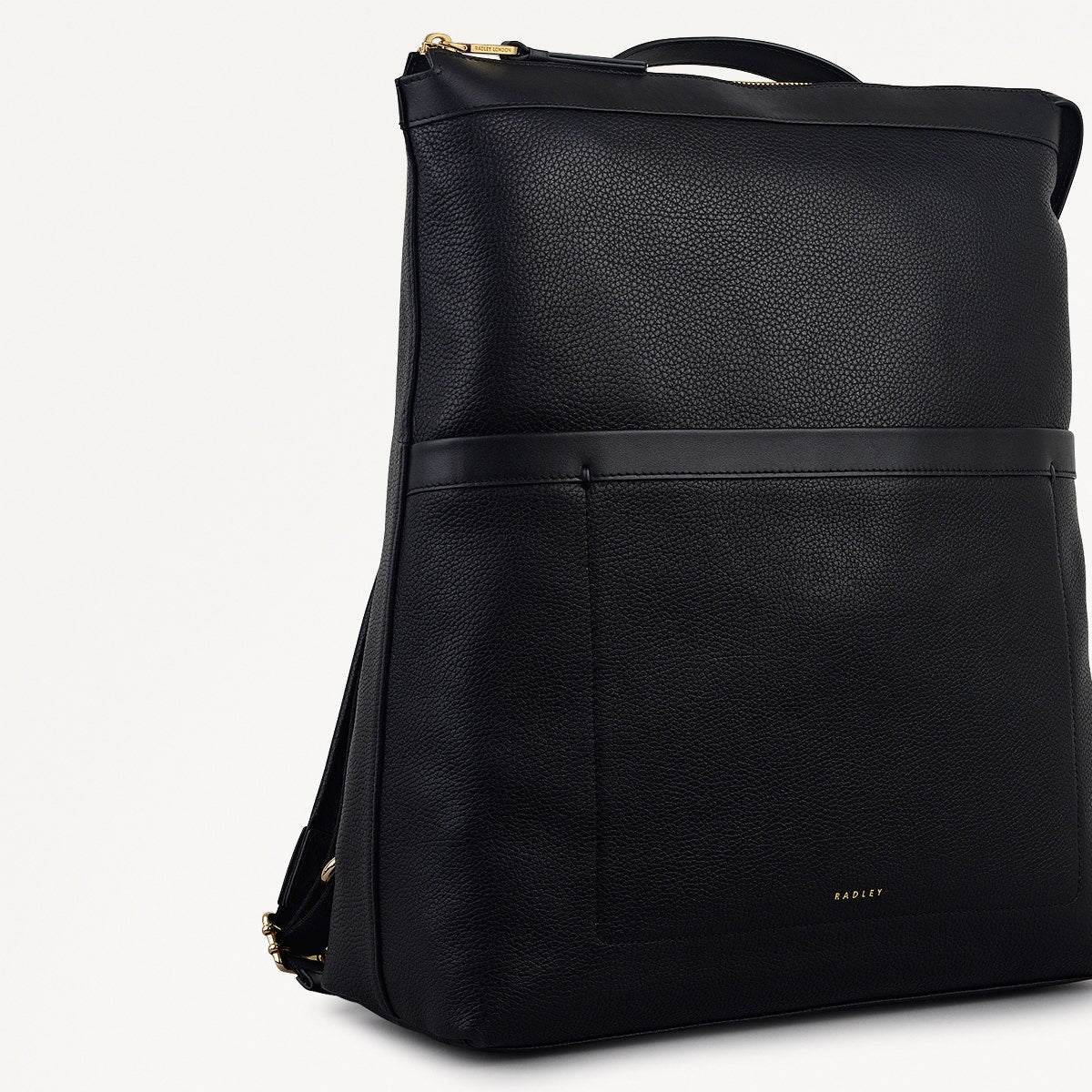 Radley London Black Large Ziptop Backpack