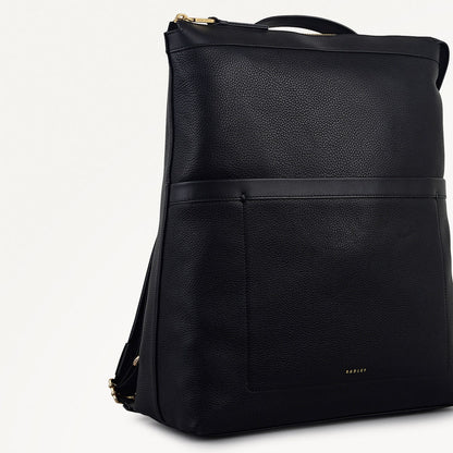 Radley London Black Large Ziptop Backpack