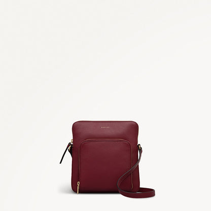 Radley London Merlot Medium Ziptop Cross Body Bag
