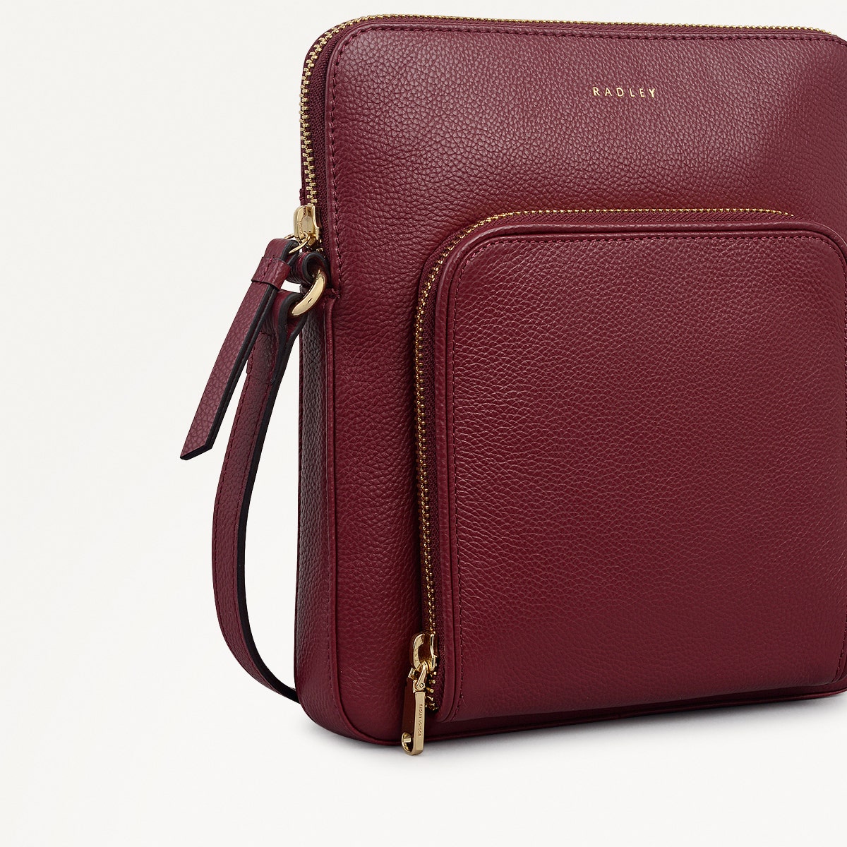 Radley London Merlot Medium Ziptop Cross Body Bag