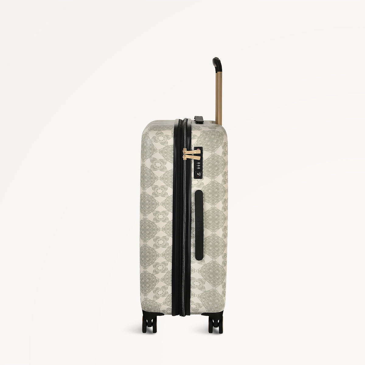 Radley London Olive Green 4 Wheel Medium Suitcase