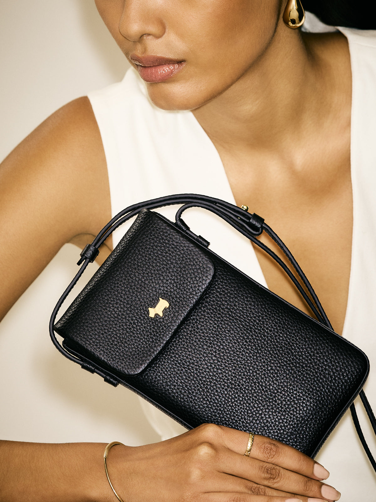 Radley London Black Medium Phone Cross Body Bag