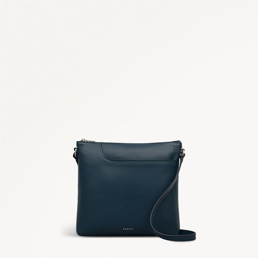 Radley London Teal Large Ziptop North-South Cross Body Bag