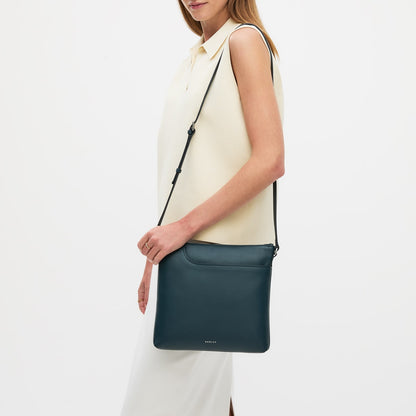 Radley London Teal Large Ziptop North-South Cross Body Bag