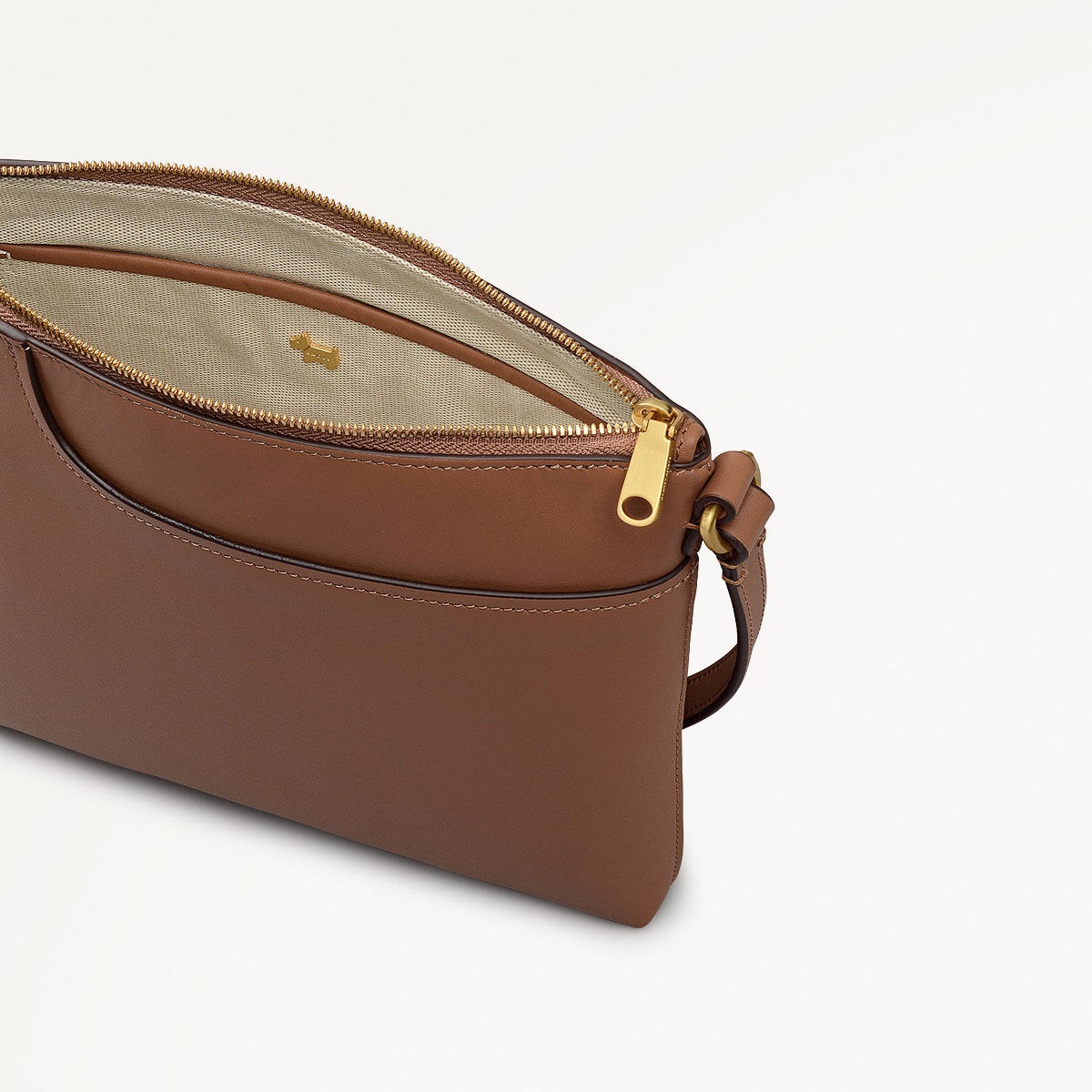 Radley London Saddle Small Ziptop North-South Cross Body Bag
