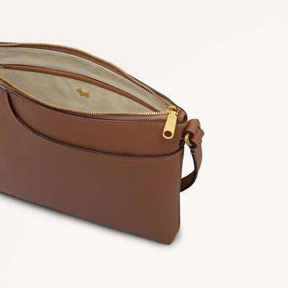 Radley London Saddle Small Ziptop North-South Cross Body Bag