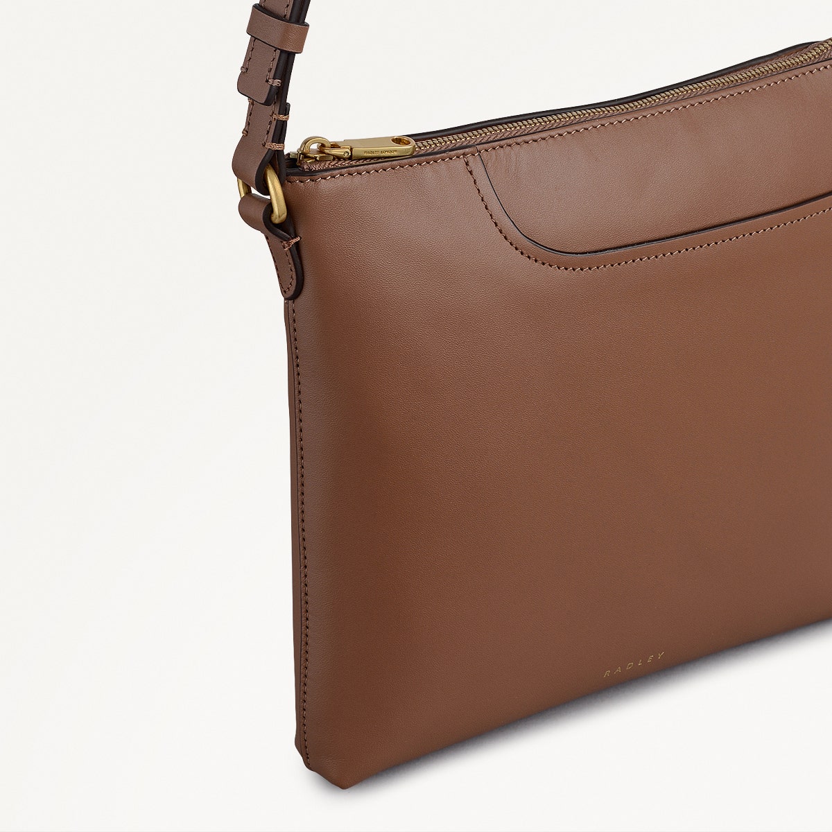 Radley London Saddle Small Ziptop North-South Cross Body Bag