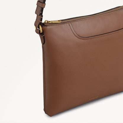 Radley London Saddle Small Ziptop North-South Cross Body Bag