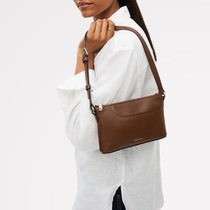 Radley London Chocolate Mini Ziptop East-West Shoulder Bag