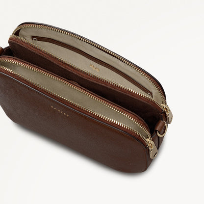 Radley London Chocolate Medium Ziptop Cross Body Bag