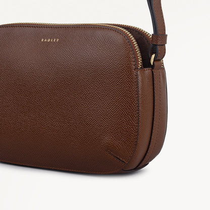 Radley London Chocolate Medium Ziptop Cross Body Bag