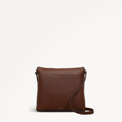 Radley London Chocolate Large Ziptop North-South Cross Body Bag