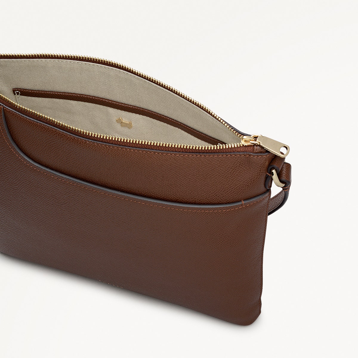 Radley London Chocolate Large Ziptop North-South Cross Body Bag