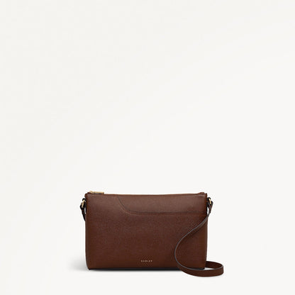 Radley London Chocolate Medium Ziptop East-West Cross Body Bag