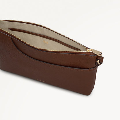 Radley London Chocolate Medium Ziptop East-West Cross Body Bag