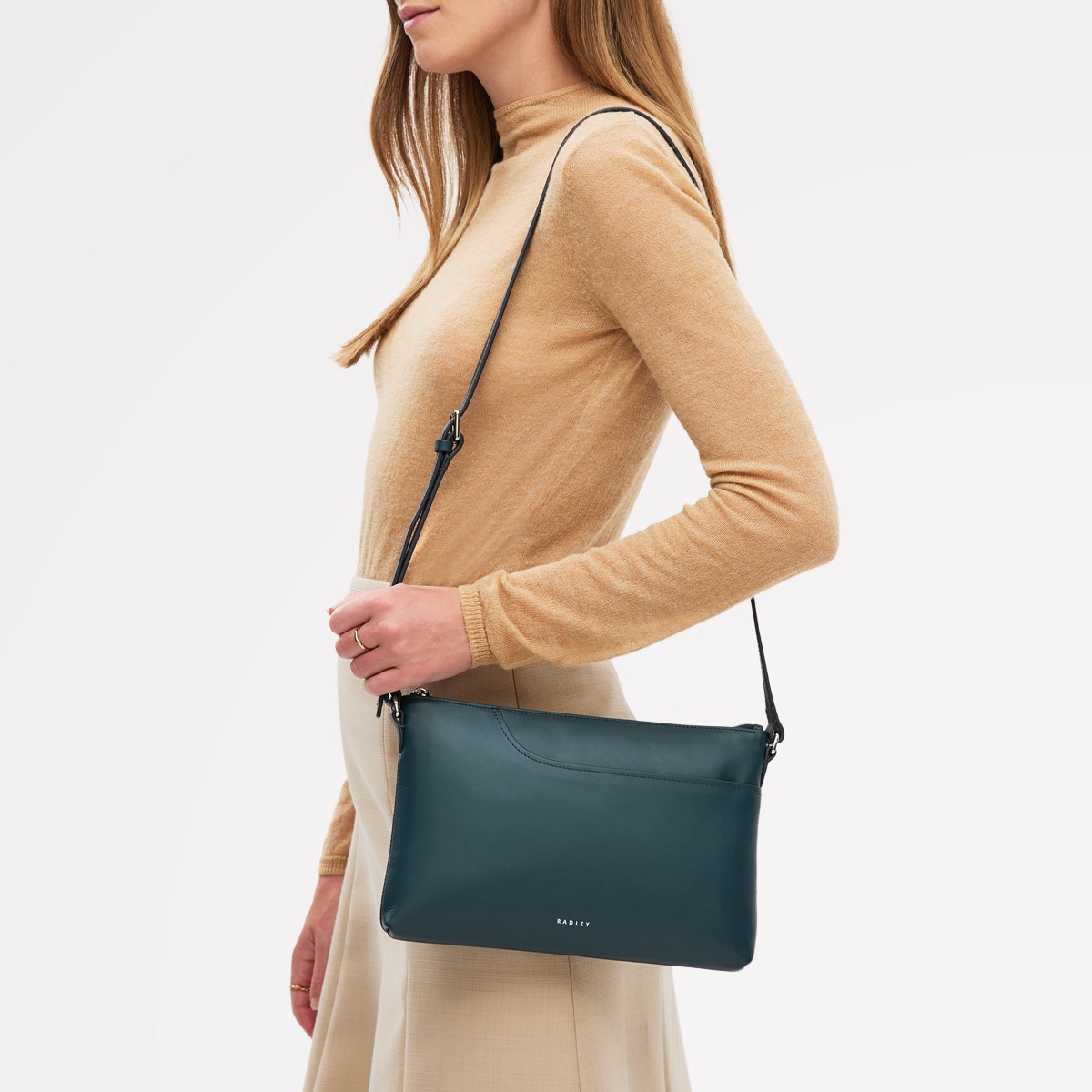 Radley London Teal Medium Ziptop East-West Cross Body Bag