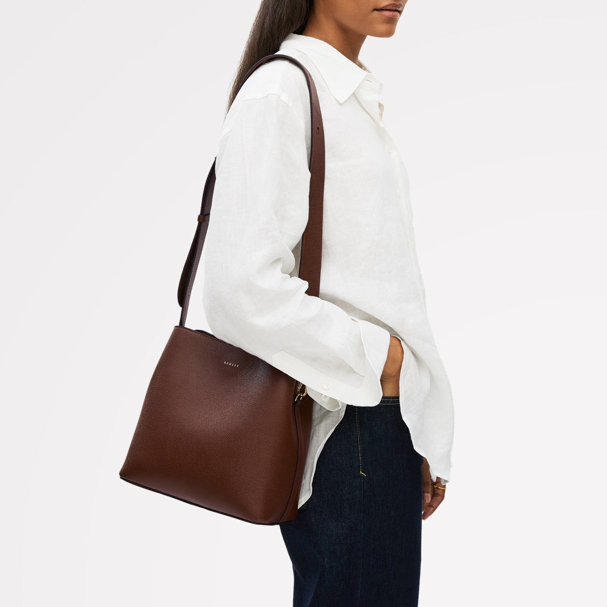 Radley London Chocolate Medium Compartment Cross Body Bag