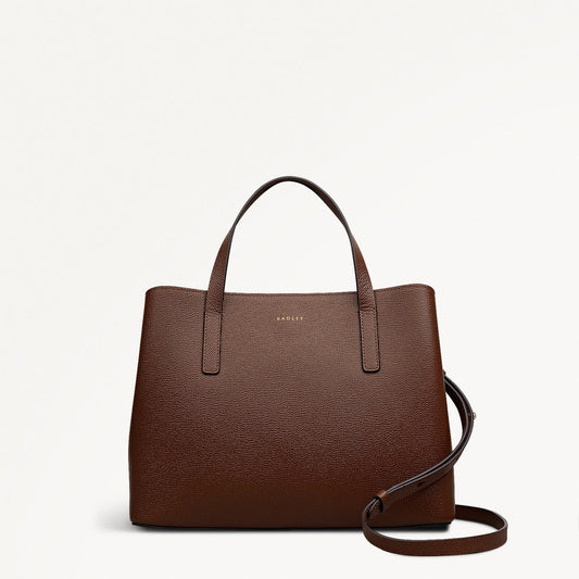 Radley London Chocolate Medium Ziptop Grab Bag
