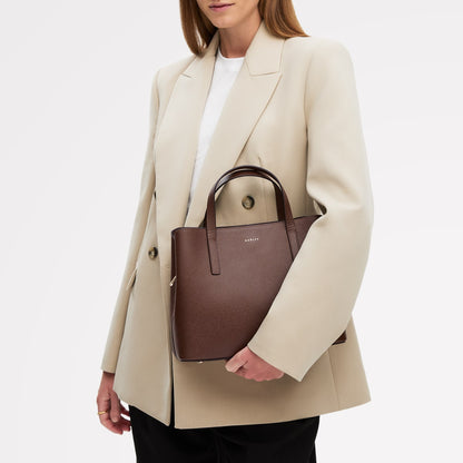 Radley London Chocolate Medium Ziptop Grab Bag
