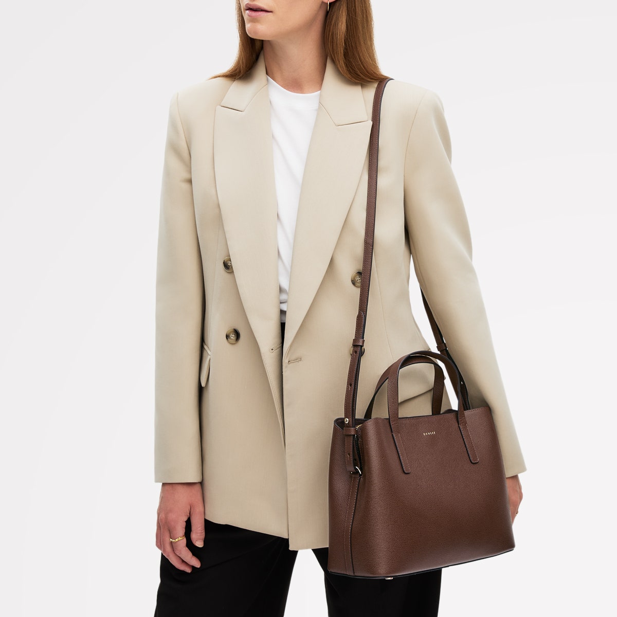 Radley London Chocolate Medium Ziptop Grab Bag