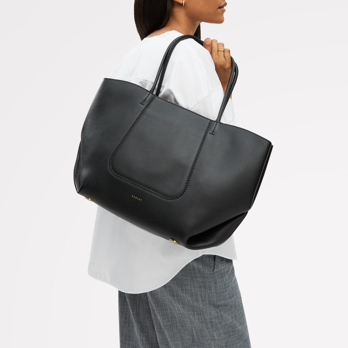 Radley London Black Medium Ziptop Shoulder Bag