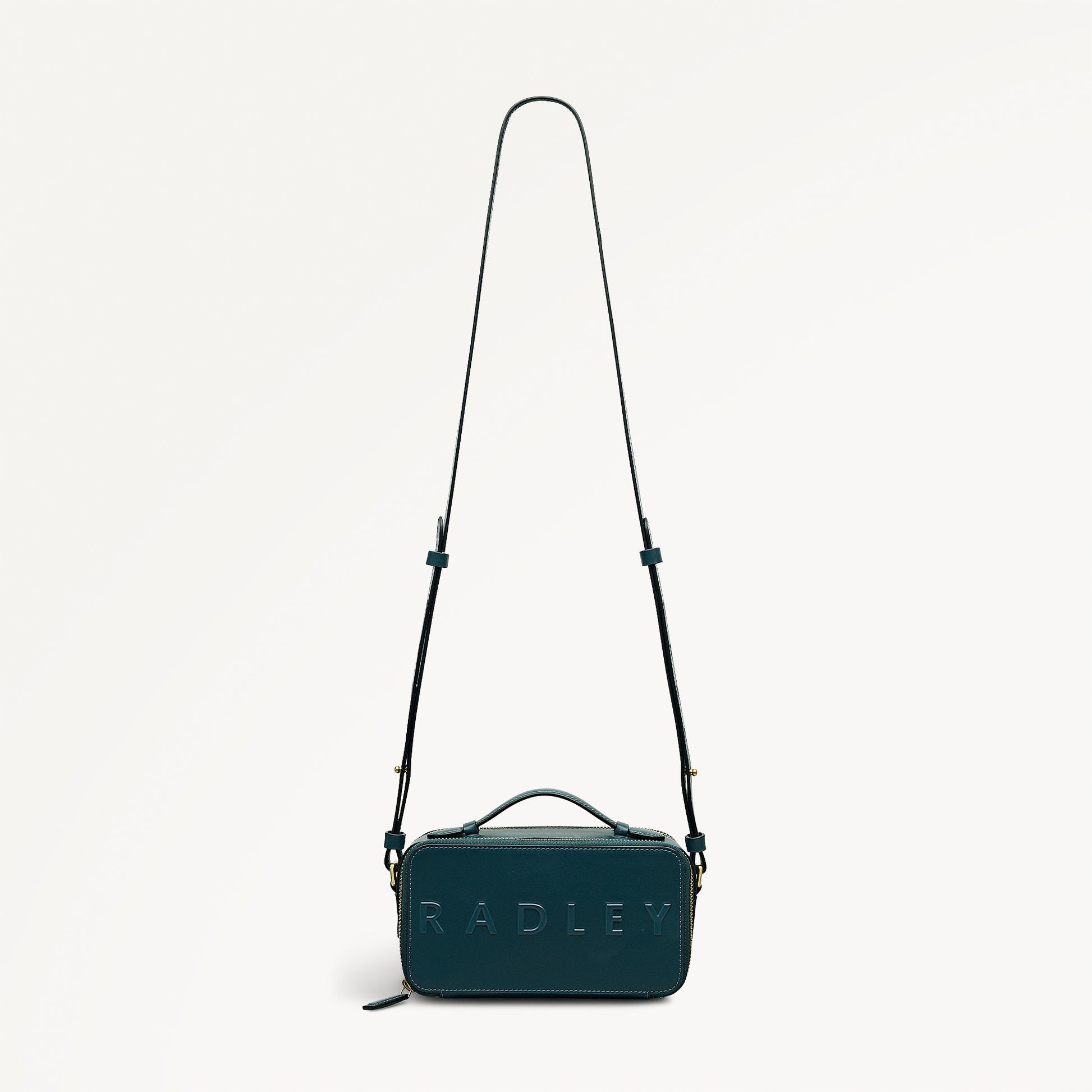 Radley London Teal Micro Zip Around Cross Body Bag