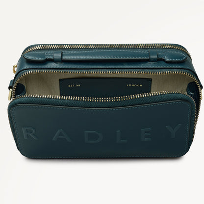 Radley London Teal Micro Zip Around Cross Body Bag