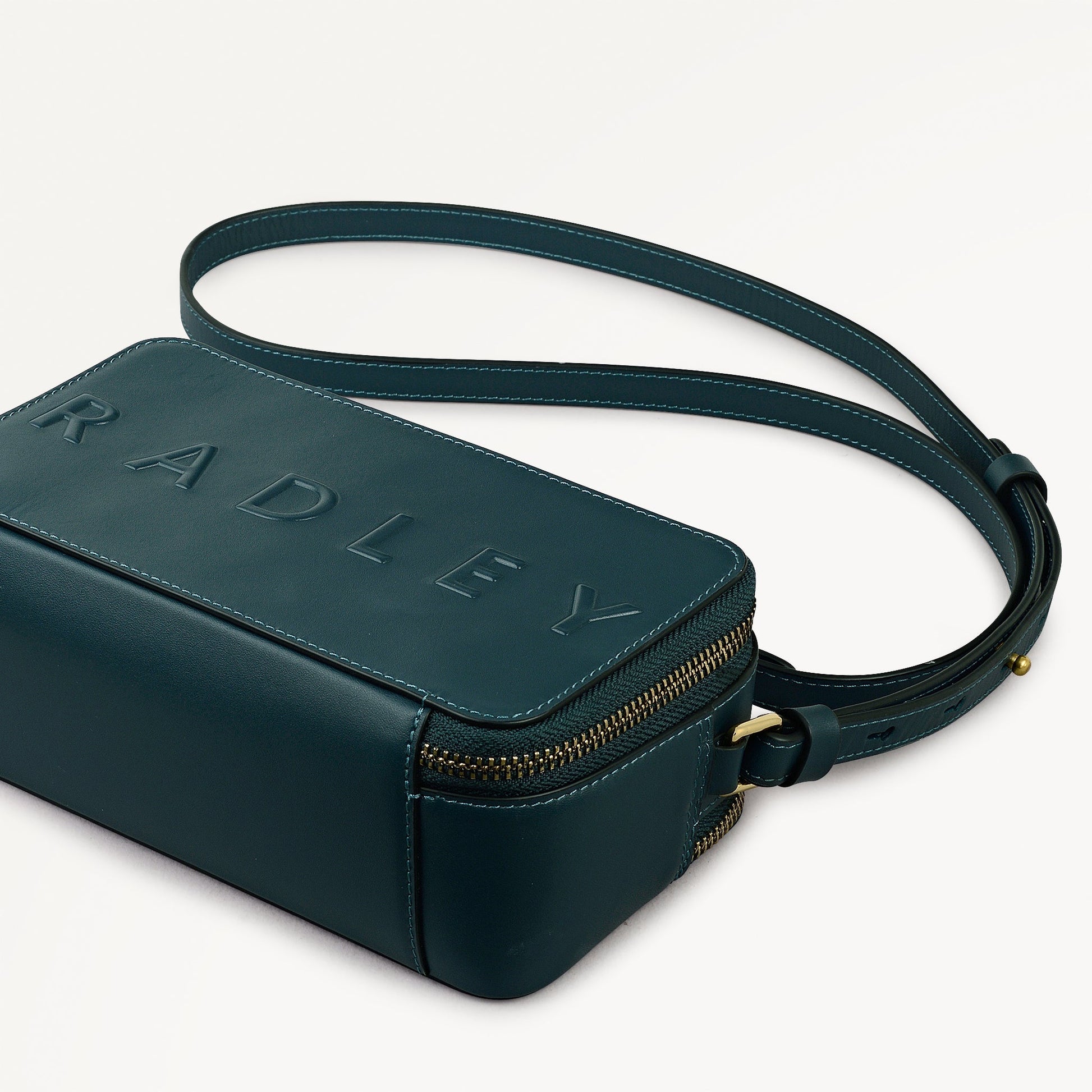 Radley London Teal Micro Zip Around Cross Body Bag