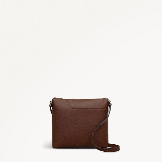 Radley London Chocolate Small Ziptop North-South Cross Body Bag