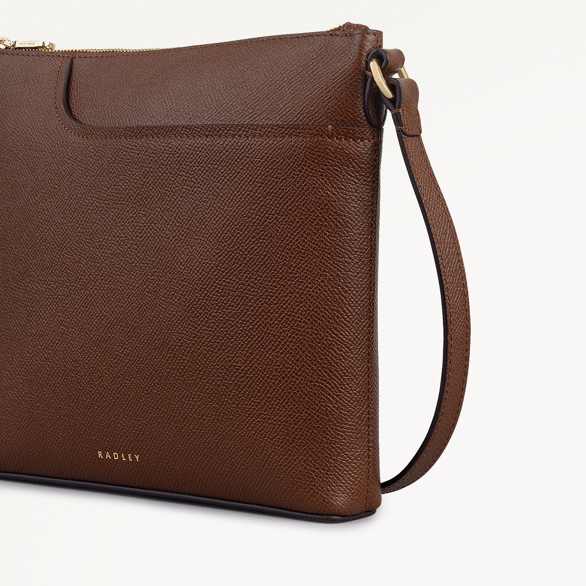 Radley London Chocolate Small Ziptop North-South Cross Body Bag