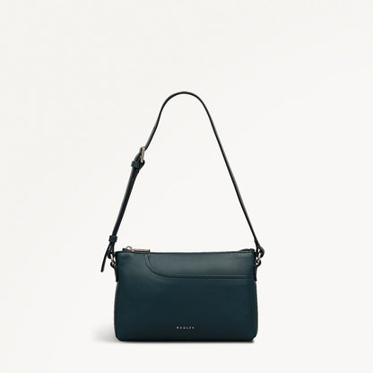Radley London Teal Mini Ziptop East-West Shoulder Bag