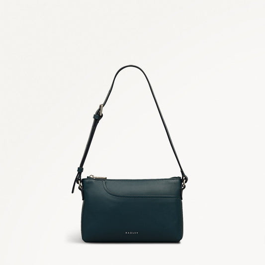 Radley London Teal Mini Ziptop East-West Shoulder Bag