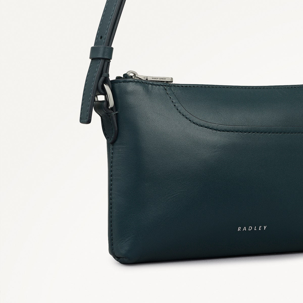 Radley London Teal Mini Ziptop East-West Shoulder Bag