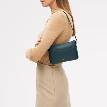 Radley London Teal Mini Ziptop East-West Shoulder Bag