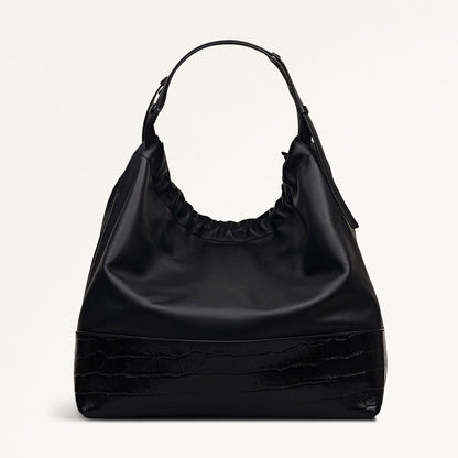 Radley London Black Large Drawstring Shoulder Bag