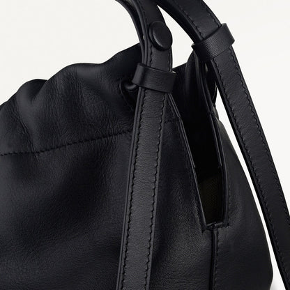 Radley London Black Large Drawstring Shoulder Bag