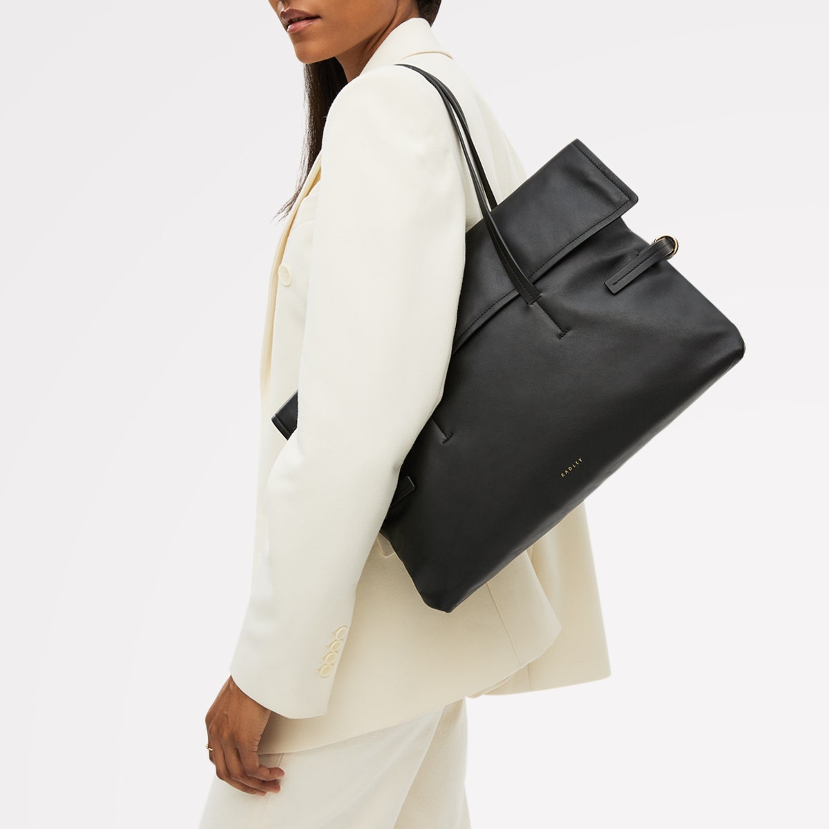 Radley London Black Medium Flapover Shoulder Bag