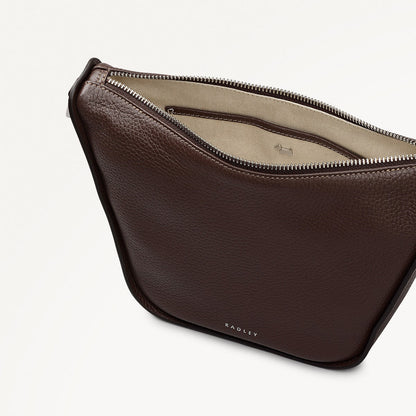 Radley London Dark Oak Small Ziptop Cross Body Bag