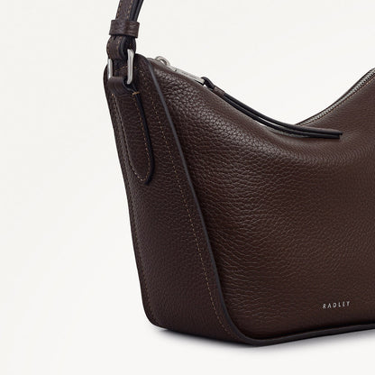 Radley London Dark Oak Small Ziptop Cross Body Bag