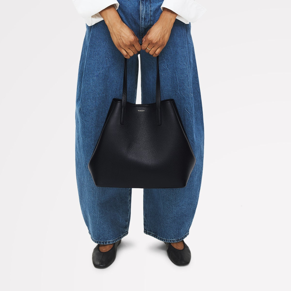 Radley London Black Large Open Top Tote Bag