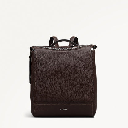 Radley London Dark Oak Small Ziptop Backpack